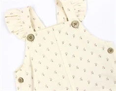 Lil Atelier turtledove blomstrede loose overalls